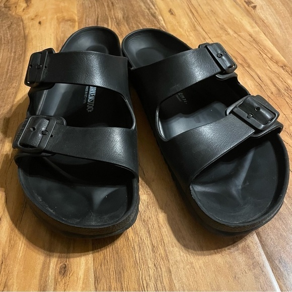 Birkenstock Other - Birkenstock Arizona Essentials Black Eva Double Strap Sandals UNISEX
